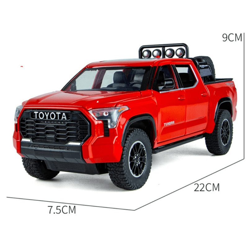 Toyota Tundra em Escala 1/24 (Modelo fundido em Metal)