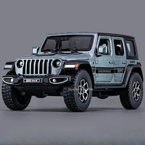 Jeep Wrangler Pickup 4X4 em Escala 1/24 (Modelo Fundido em Metal)