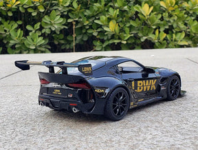 Toyota GR Supra Racing em Escala 1/24 (Fundido em Liga de Metal)