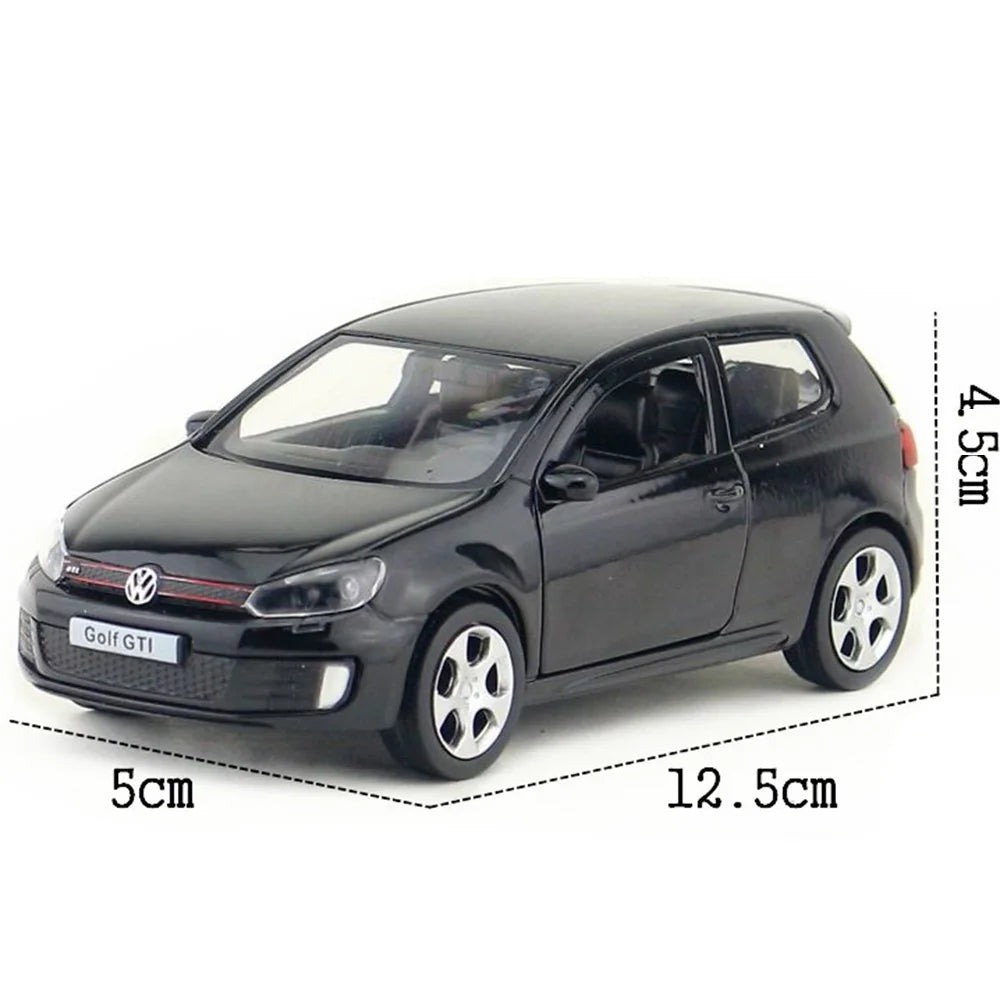 VW Golf 6 em Escala 1/24 (Modelo Fundido em Metal)