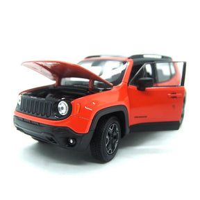 Jeep Renegade em Escala 1/24 (Fundido em Liga de Metal)