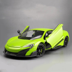 McLaren 675LT em Escala 1/24 (Fundido em Liga de Metal)