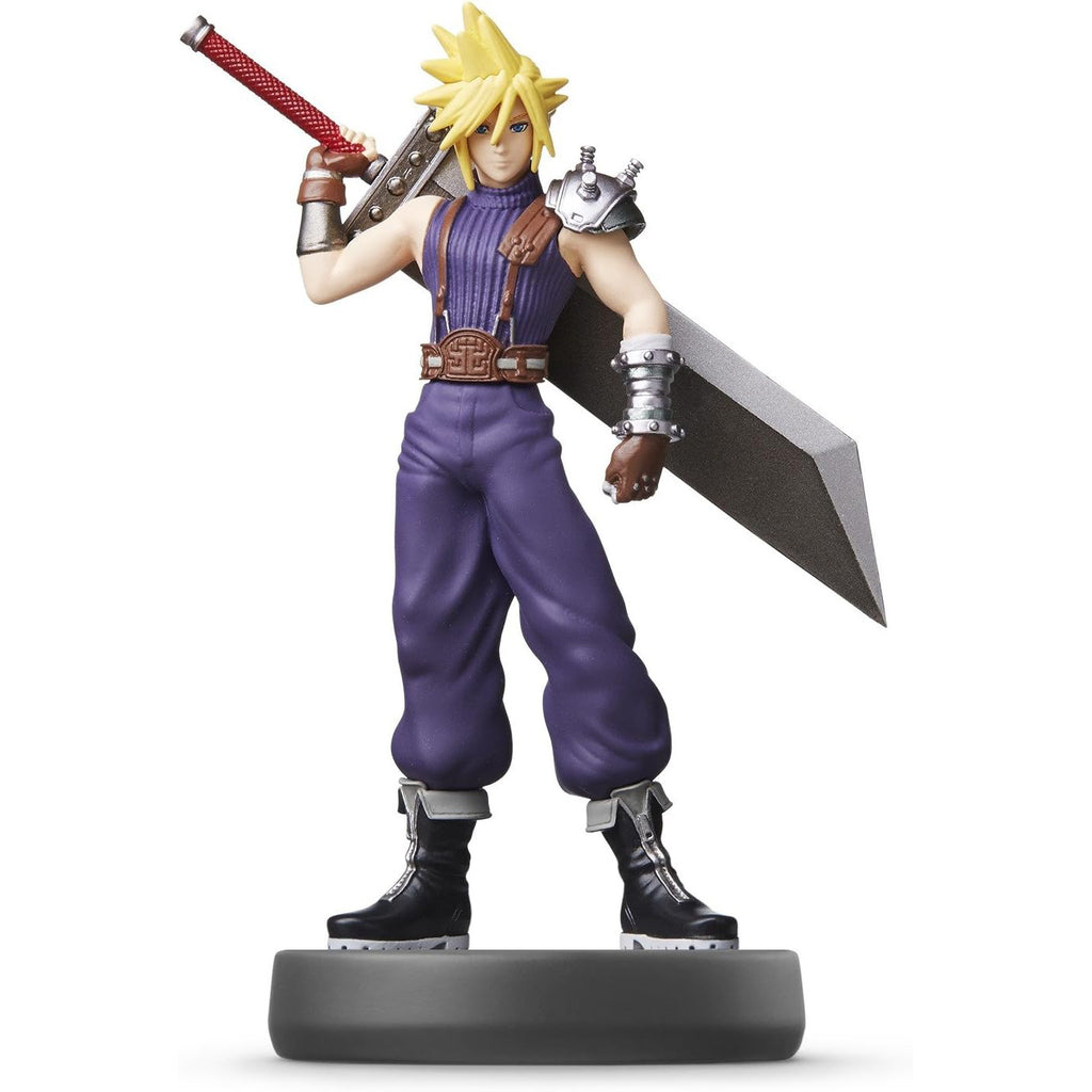 Action Figure Cloud Strife Player 1 e 2 Amiibo | Super Smash Bros (Final Fantasy)